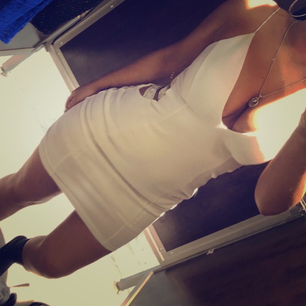 White dress...